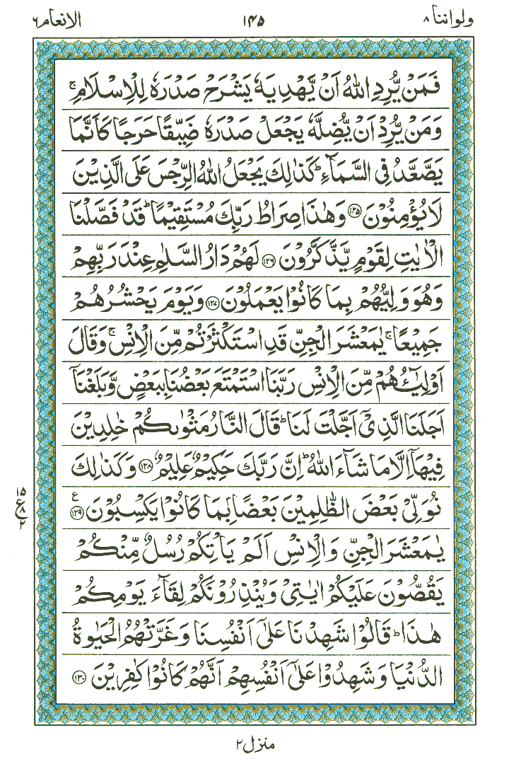 Surah Al-Anaam - Quran Page