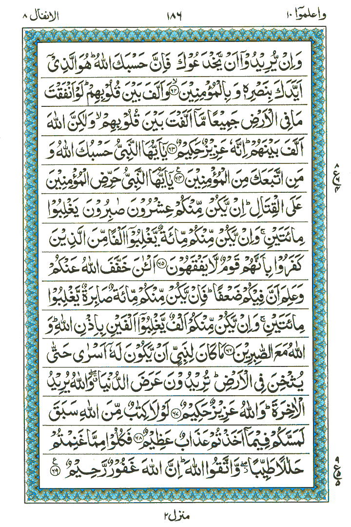 Surah Al-Anfal - Quran Page