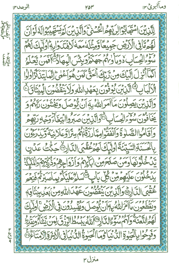 Surah Al-Raad - Quran Page