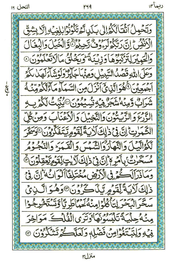 Surah An-Nahl - Quran Page